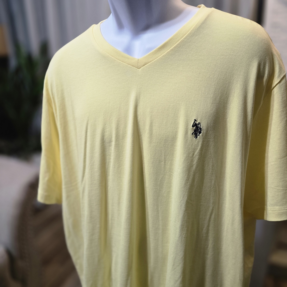 U.S. Polo Assn. Yellow Short Sleeve Tee